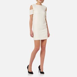 Helmut Lang | Ivory Stretch Arm Cuff Dress 12 **Flaws - Please Read** NWT
